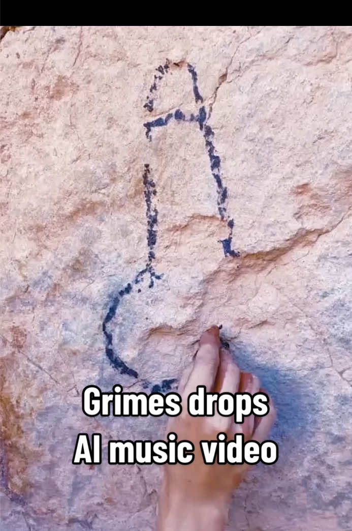 Grimes’ new AI music video “Artificial Angels” #grimes #ai #musicvideo