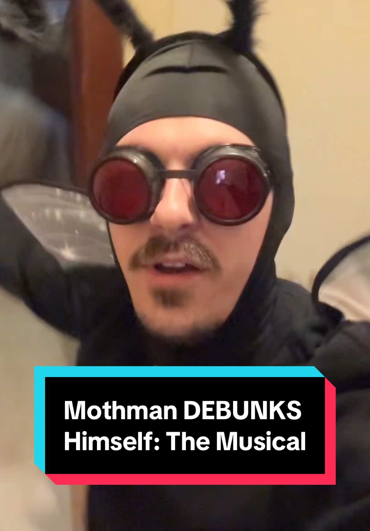 I may be a skeptic, but I can still have fun! #mothman #cryptid #paranormal #unexplained #debunked 