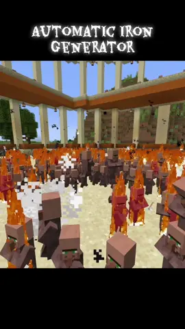 Automatic Iron Generator 🌞 #Minecraft #gaming 