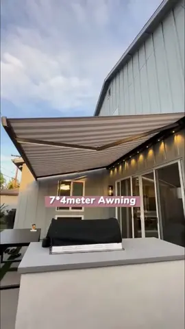 Terrace covering, 1 awning is enough #awnings #toldo #toldos #outdoor #sunshade #gardening #garden #canopy #patiocover #gardendesign #shading #patiodecor #awningsupplier #awningfactory #awning 