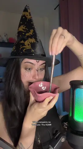 ASMR- bruxa te fazendo poção para dormir 😂❤️ #fy #foryou #asmr #asmrbr 