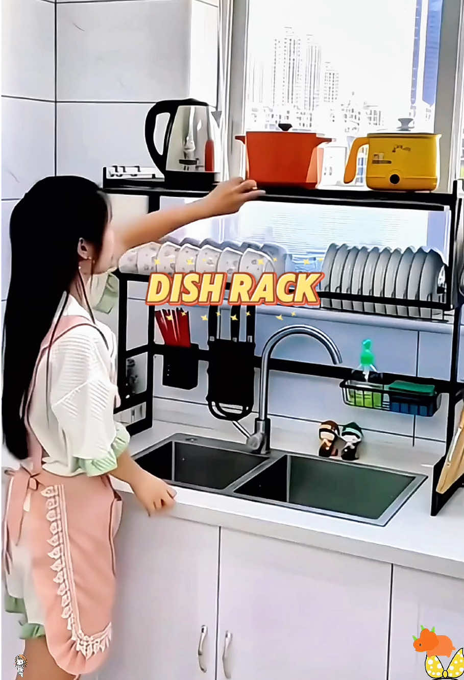 Dish rack#fyp #tiktok #foryou #rak #rakpenyimpanan 