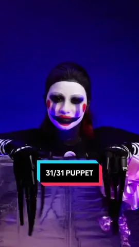 31/31 PUPPET 🎁 de Five Nights at Freddy’s #fnaf #31daysofhalloween #fnafcosplay #alexmiween #halloweenmakeup 