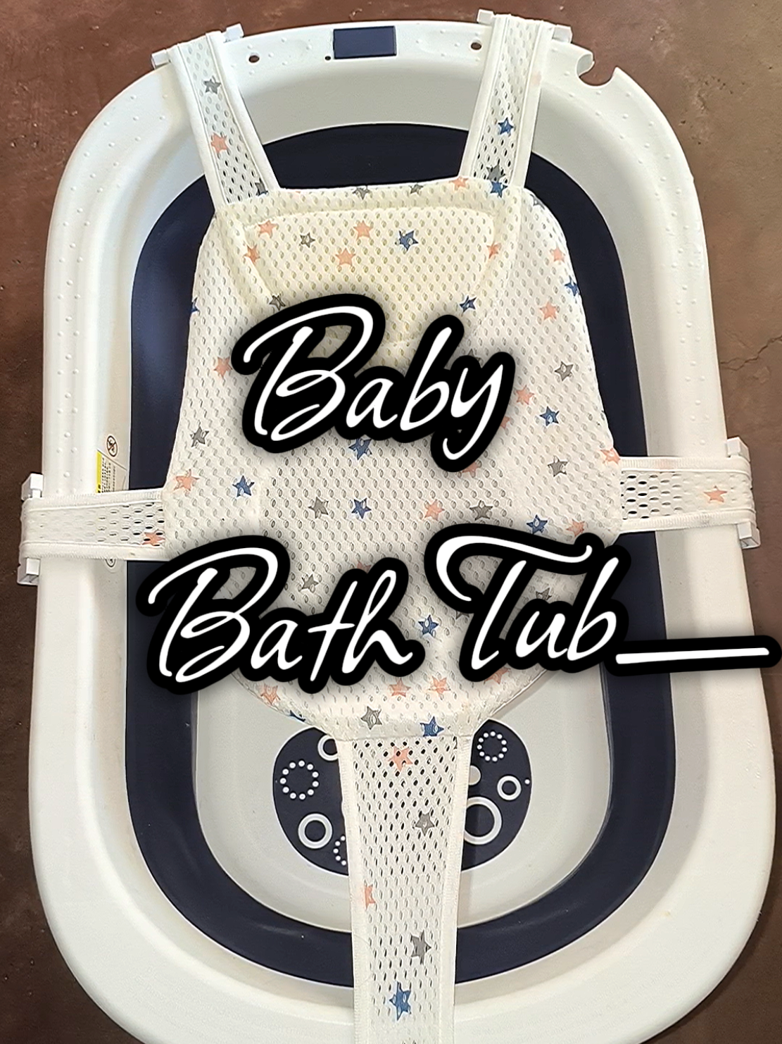 Baby Bath tub &Bath mat Kids Folding Large Size Bath Tub #bathtub #babybathtub #babyessentials #babybath #babybathnet 