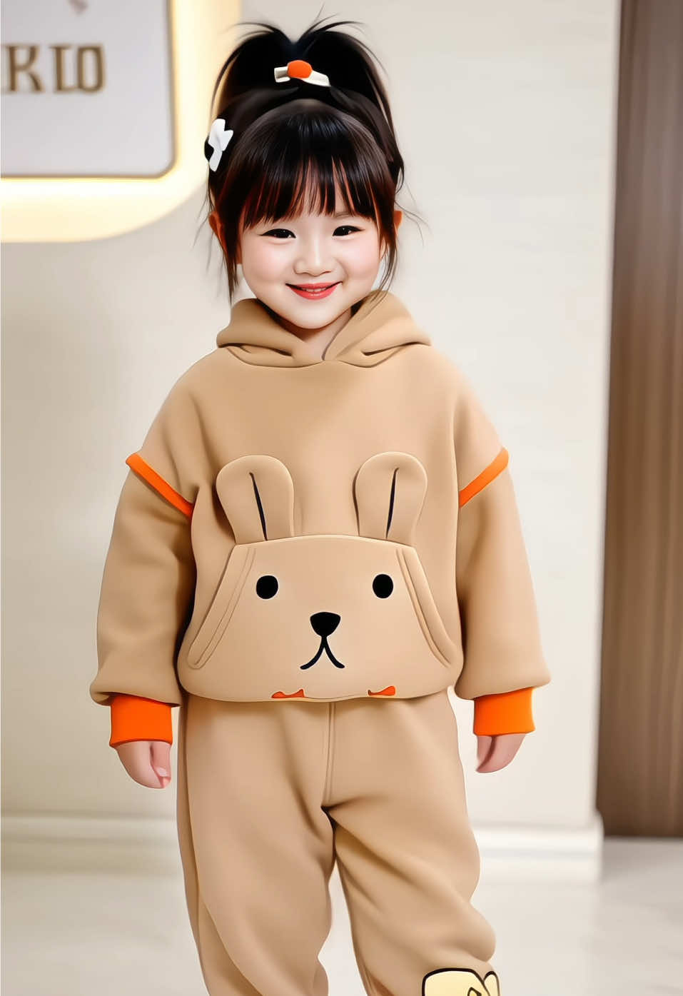 Bộ nỉ bông túi thỏ cho bé #thoitrangtreem #setaovaychobe #bodaitaychobegai #bothudong #bothudongchobe 