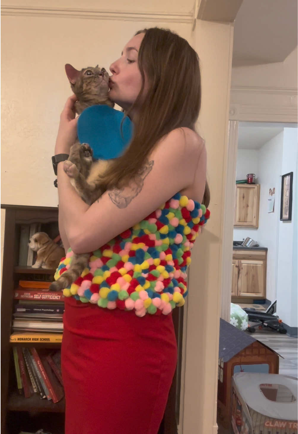 Happy Halloween! Can you tell what we are?  #cat #cutecat #rescuecat #tiktokcats #funnycat 