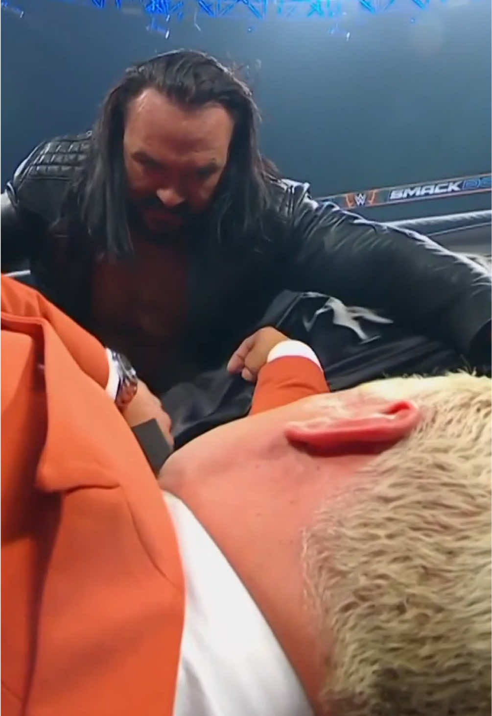 Drew McIntyre got into Cody Rhodes’ head! #smackdown #WWE 
