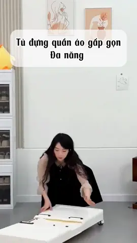 Tủ đựng quần áo gấp gọn đa năng #đogiadungtienich #viral #foryou #shopgiadungcuabo38 #trending 