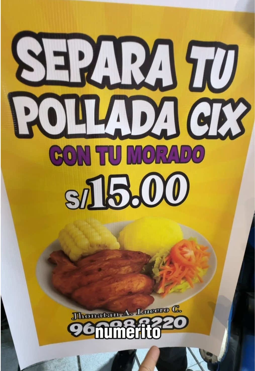 ESTE 16 DE NOVIEMBRE ESTOY REALIZANDO UNA POLLADITA PRO SALUD PARA LA GENTE BUENA HONDA DE CHICLAYO. TODO ES PARA REUNIR FONDOS PARA MIS OPERACIONES. Son aproximadamente s/80.00 soles los que tengo que reunir para las prótesis. Y aquí ando mostrándoles los bañera que realizamos en IMPRENTA Y GIGANTOGRAFIAS CHÁVEZ. #jhoaldri #PolladaProSalud #Baners #gigantografias #chiclayo