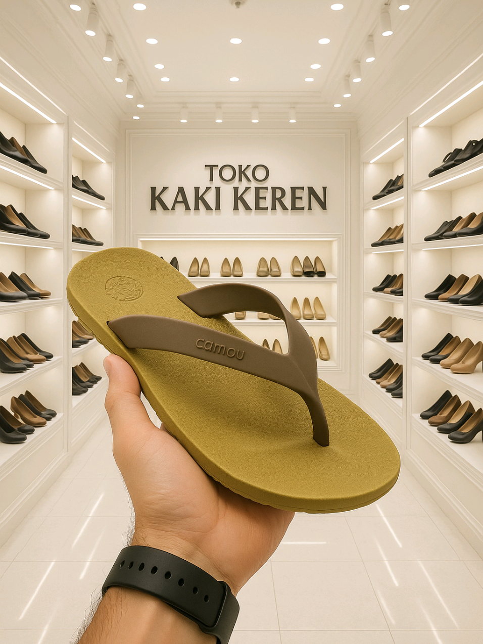 Sandal Jepit Pria Keren dari Bran Camou ✅ Ada Banyak Pilihan Warnanya ✅ Ukuran Lengkap 39-44 ✅ Sol Bawahnya Anti Slip Anti Licin ✅ Talinya kuat dan kokoh tidak gampang putus ✅ Harga Ramah di Kantong 🛍️ Check out di keranjang kuning ya  #sandalpria #sandalkeren #sandalmewah #sandalterbaru #sandaljepit 