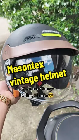 Masontex Vintage Helmet #helmet #motorcycle  #nmax 
