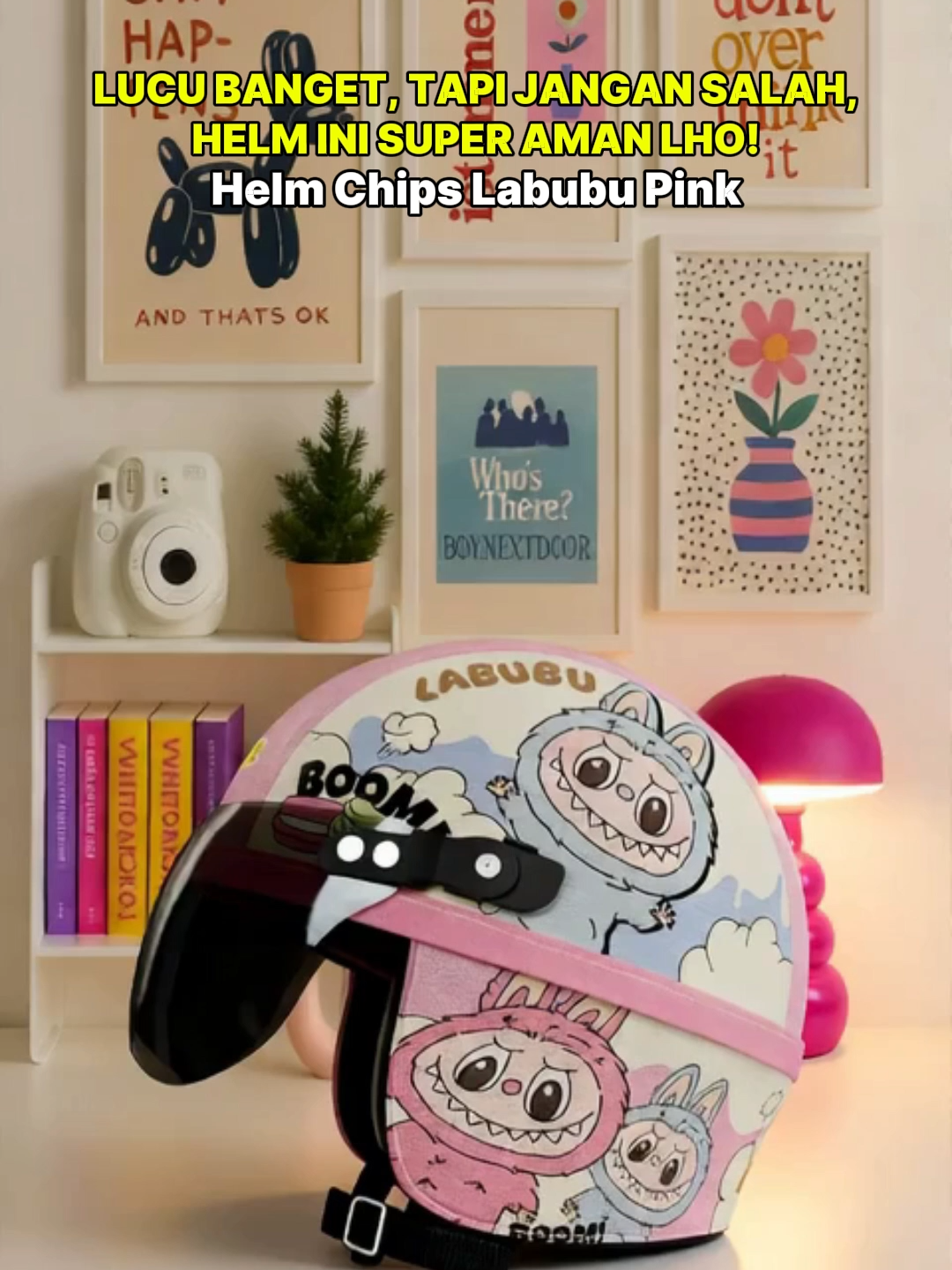 Motifnya gemes, warnanya lucu, tapi jangan kira cuma gaya, helm ini aman banget lho! #helmet #helmanak #helmaanakretro #joykidz #joykidzhelmet #joyfullriding