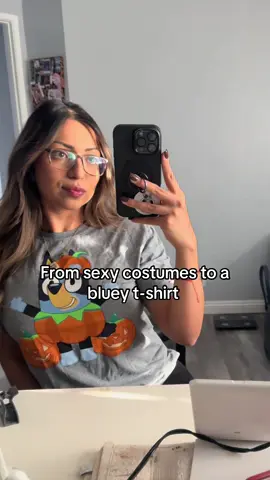 First Halloween as a mother #firsthalloween #newmom #fyp #ftm #bluey 