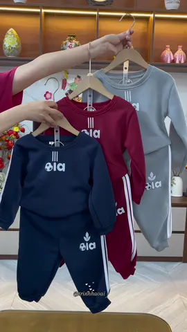 Sét bộ nỉ lót lông thể thao cá tính cho bé#bothudongchobe #quanaothudongchobe #bonichobe #dobetrai #xuhuong 