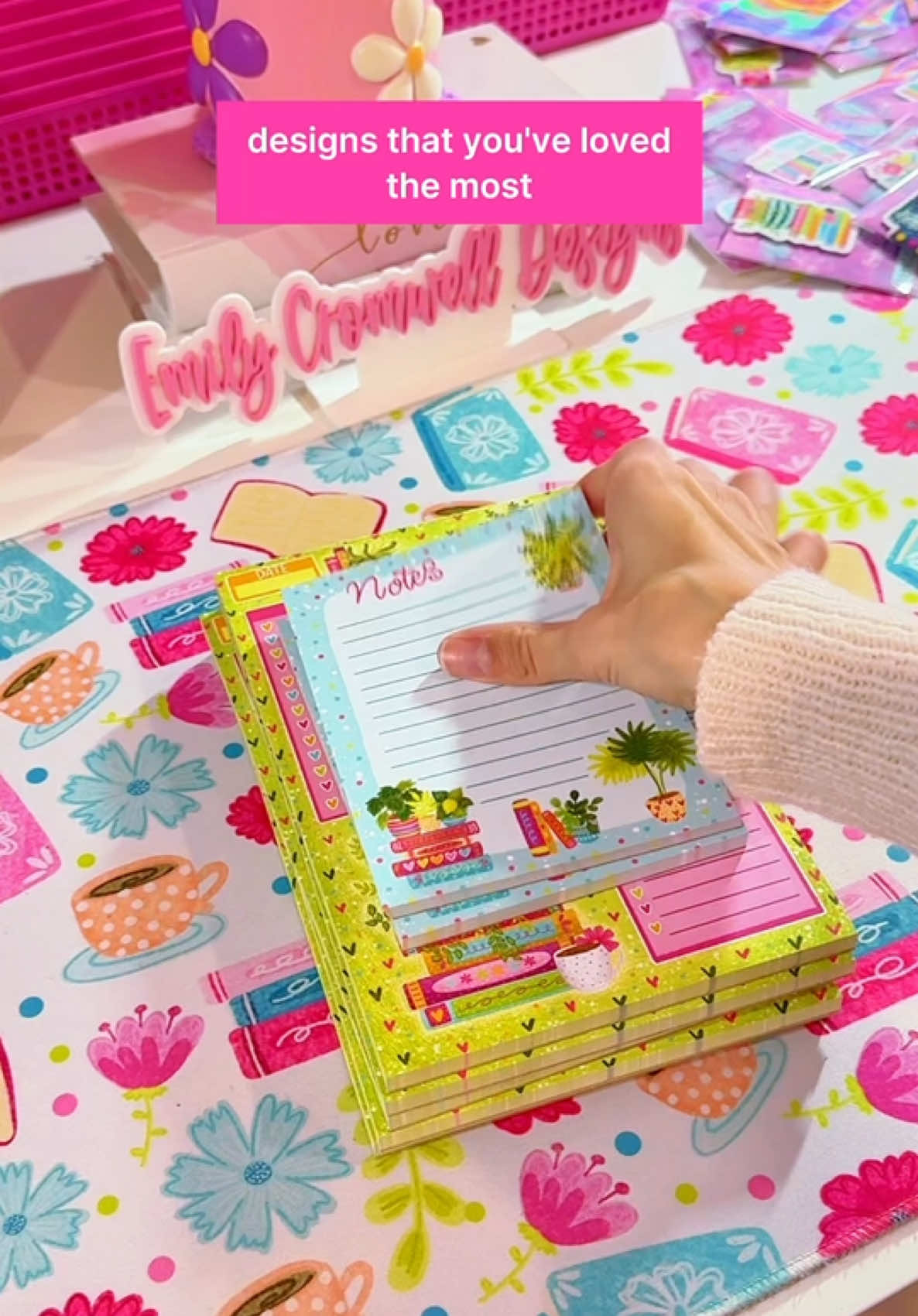 Preorders open TOMORROW for my Emily Cromwell Designs Advent Calendar Box! ❄️🩷✨ 11/1 at 11am est #stationery #SmallBusiness #cutestationery #booktoker #adventcalendar 