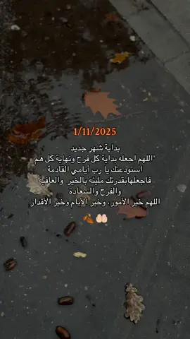 #بسم_الله_الرحمن_الرحيم #بداية_شهر_جديد #نوفمبر #tiktok #توكلت_على_الله 