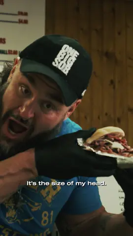 A sandwich fit for a Monster. 🥪 #EverythingOnTheMenu @adamscherr_99 