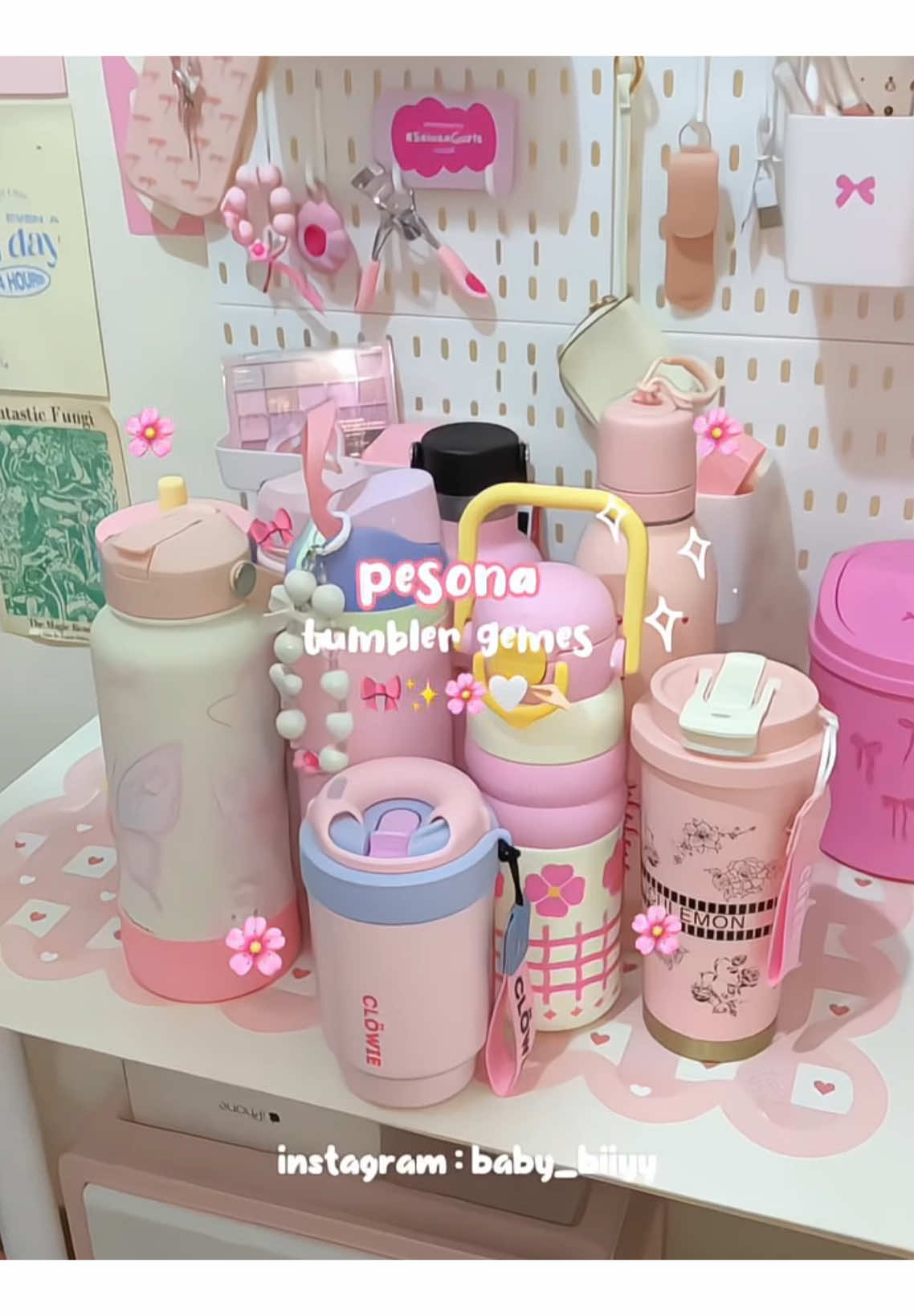 lucu bgt lagi 🥹🌸✨🤏🏻#fyp #foryou #pink #tumbler #tumblerviral 