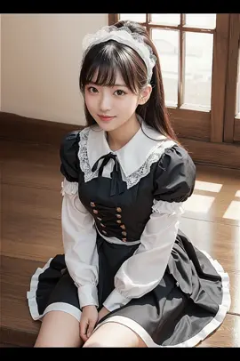 うちのメイドが明るすぎる💞🍀💞 #fyp #モデル #メイド 