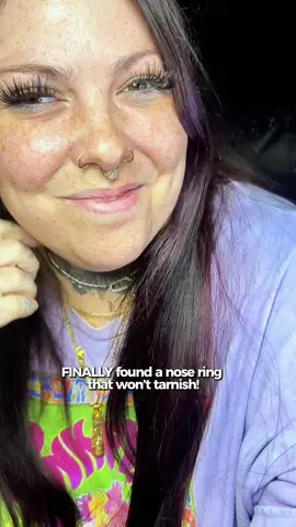 This nose ring brand is a game changer! #bodyjewelry #nosering #ouferjewelry #piercingcheck #septumpiercing 