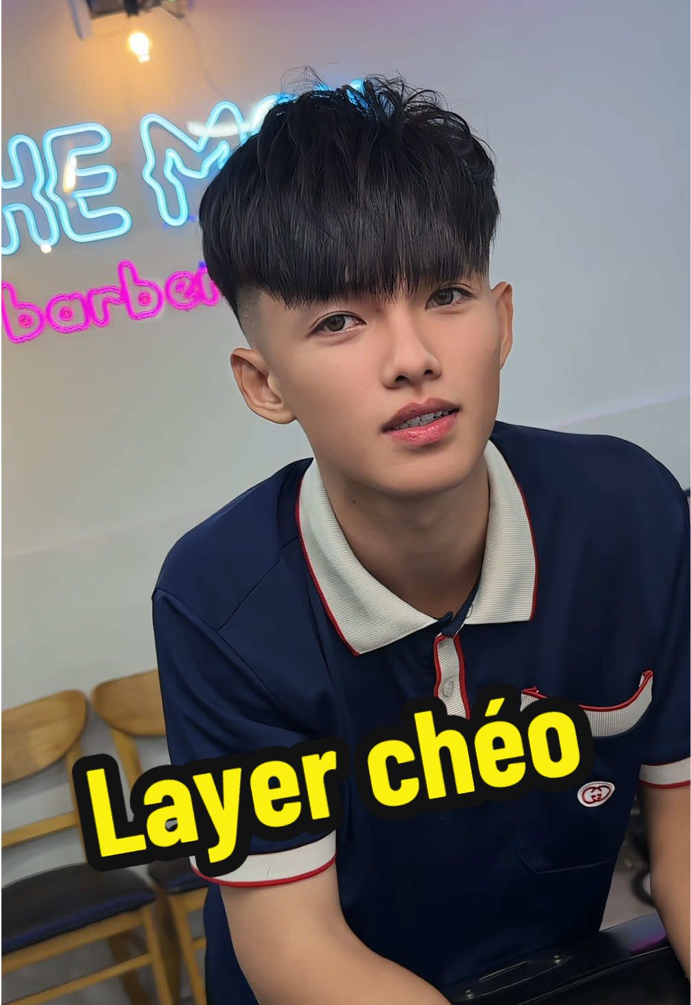 Layer chéo cho ae miền nam nè 💈💈 #máichéo #layerchéo #viral #tiemtocq8 #tócnamđẹp 