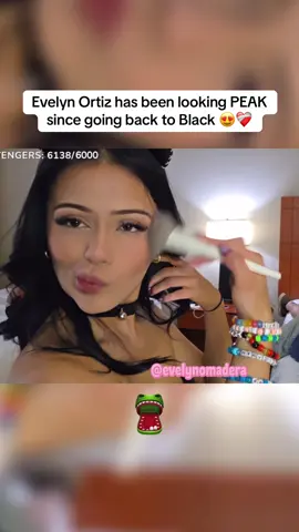 she looking so good😍 #evelynortiz #evelynomadera #blackhair #viral #chisme