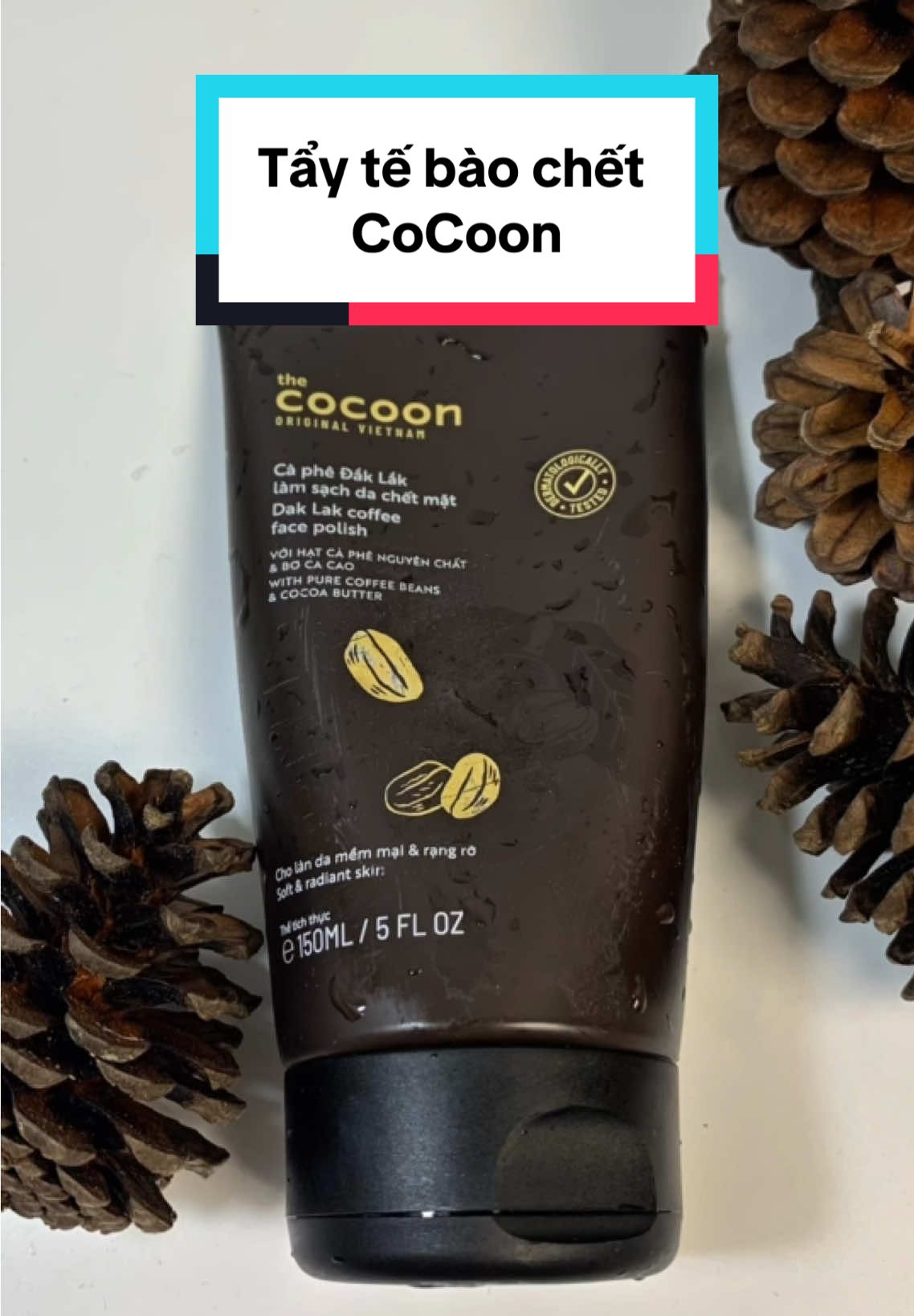 THE COCOON – CÀ PHÊ ĐẮK LẮK TẨY DA CHẾT MẶT – ĐÁNH THỨC LÀN DA RẠNG RỠ!  Bạn có biết? Làn da mịn màng, sáng khỏe bắt đầu từ việc loại bỏ tế bào chết đúng cách! Và The Cocoon Cà phê Đắk Lắk chính là “người bạn cà phê” giúp làn da bạn thức tỉnh mỗi sáng! #hanhtrinhxaykenh #xaykenhtiktok #mebimsua #tiepthilienket #taytebaochet 
