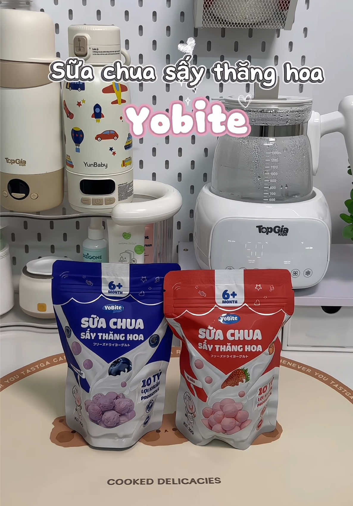 Em bé nào mê sữa chua sấy thì không thể bỏ qua loại này nha, ngon k chua nhiều dễ ăn lắm#embebinne #suachuasay #suachuasaythanghoa #xh #viral 