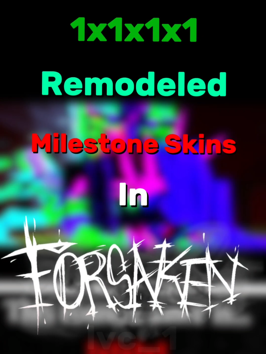 1x1x1x1 Remodeled Milestone Skins In Forsaken #roblox #forsaken #shorts #funny