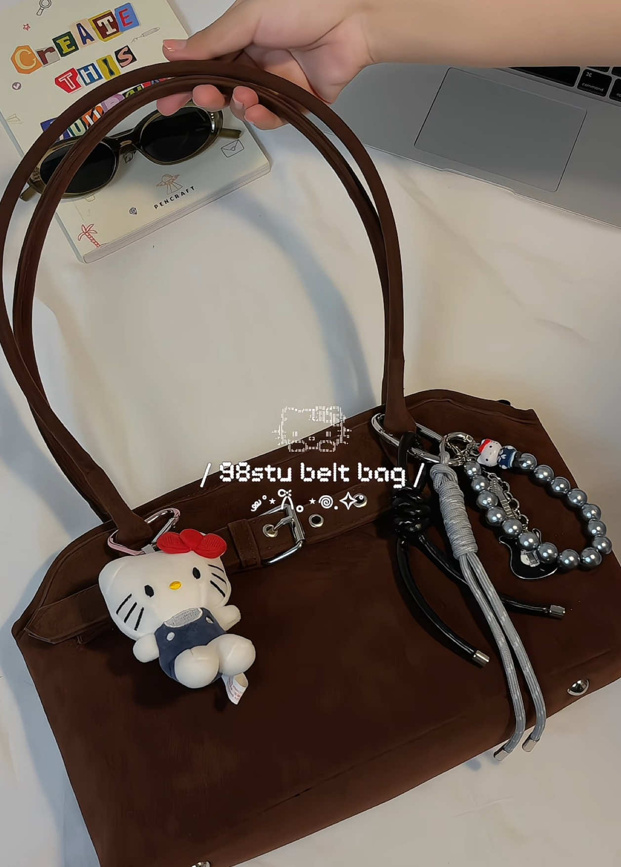 Túi mới nhà 98stu xinh quá đánggg vị chòiii ✨🥰 #tuixach #tuideovai #totebag #beltbag #xuhuong 