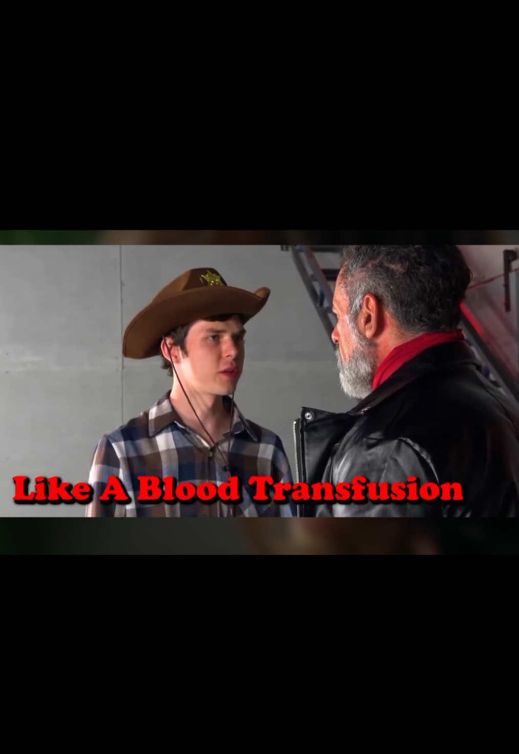 The blood transfusion went well! Edited by @Xtra  #thewalkingdead #negan #carlgrimes #fypシ゚viral 