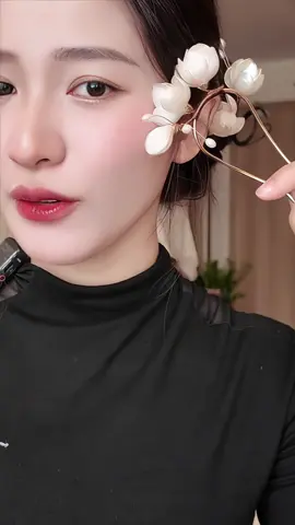 Bộ Kẹp U & Nĩa Hoa Mộc Lan 2025 dụng cụ búi tóc cổ điển #keptoc #keptocxinh #trend 