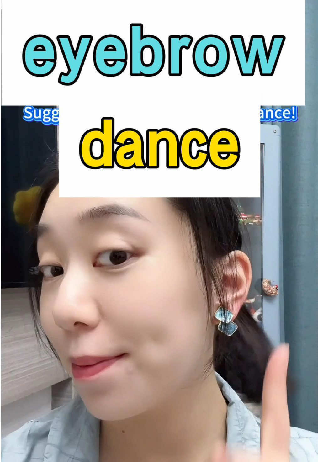 I’m vey happy because I bought new earrings;let me dance a eyebrow dance for you 🤩🤩🤩 #eyebrowdance#foryou #viral #funny #DidYouKnow