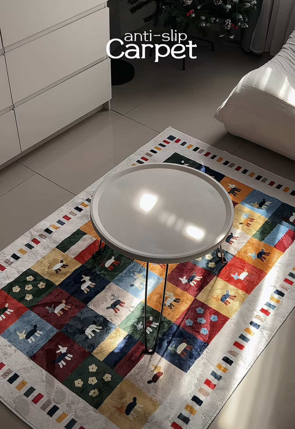 kid-friendly carpet from tiktokshop! ✨ #carpet #carpets #homedecor #homefinds #MomsofTikTok 