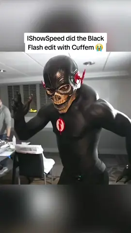 IShowSpeed did the Black Flash edit with Cuffem 😭 #ishowspeed #fyp 