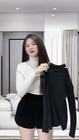 Áo len tăm cổ lọ