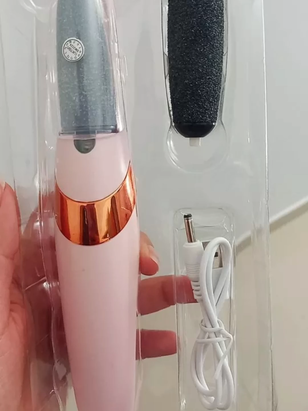 Lixador De Pé Elétrico Lixa Esfolia Elimina Calos Portátil USB