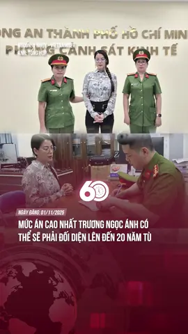 Mức án cao nhất Trương Ngọc Ánh có thể sẽ phải đối diện lên đến 20 năm tù#theanh28 #tiktoknews #60giay