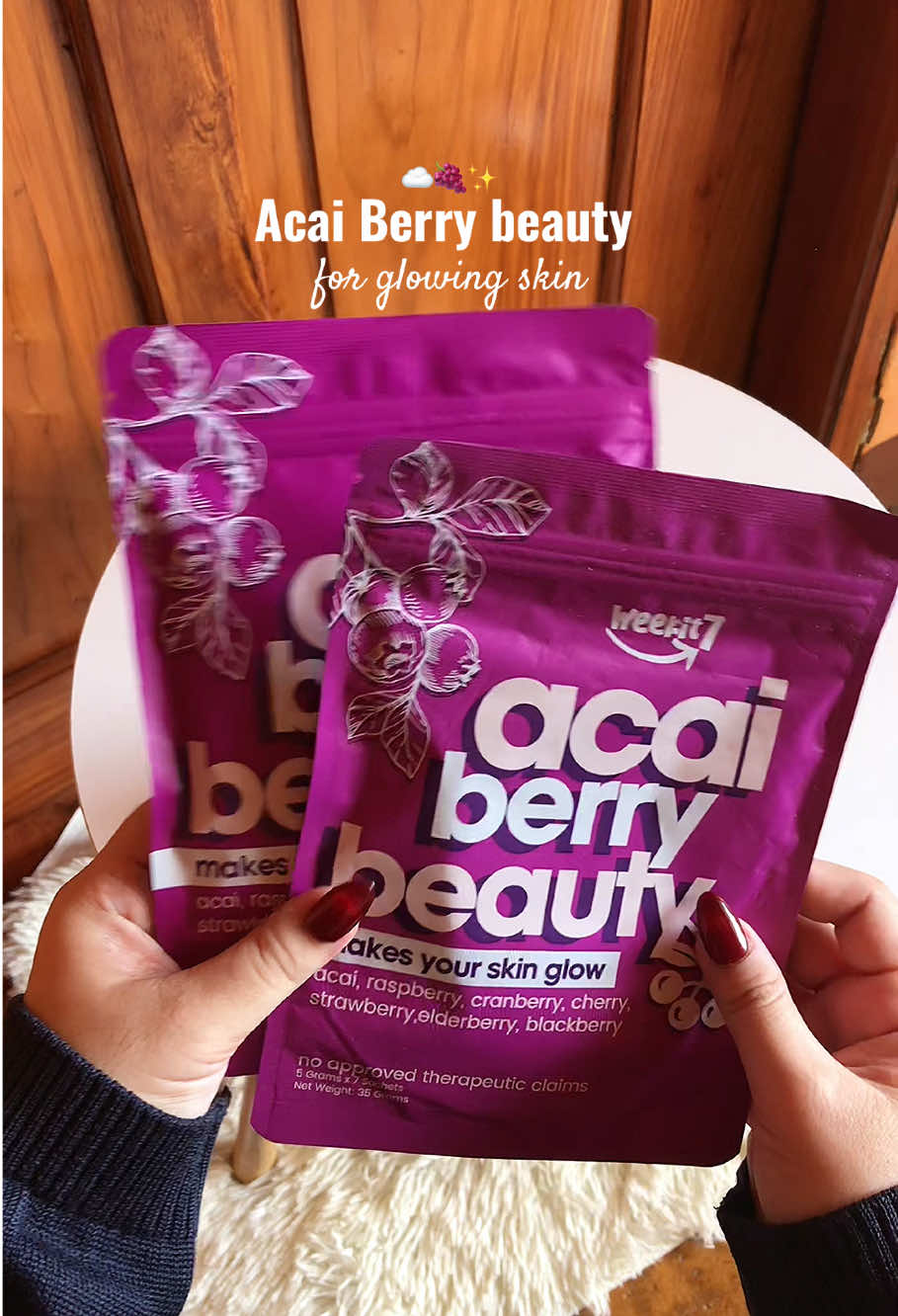 For healthier and glowing skin #acaiberry #acaiberryjuicedrink #glowingskin #fyp #trending 