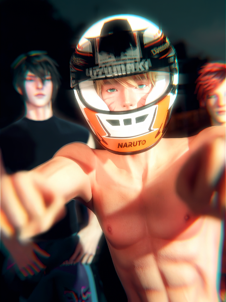 Hey loves 💋 Sorry for being away ♥️ #naruto #sasuke #gaara #3dart #turnup 