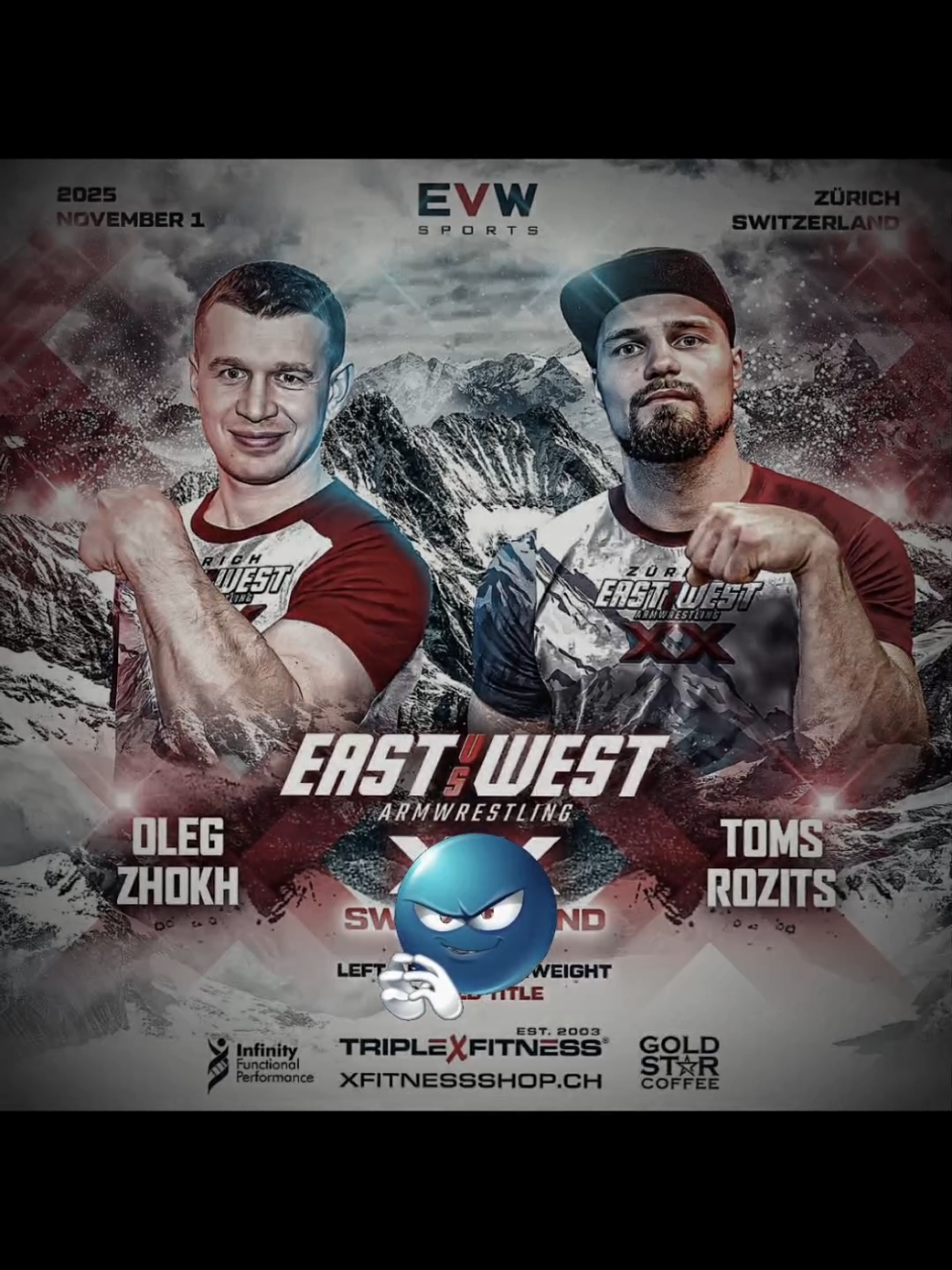 East vs West XX - Oleh Zhokh vs Toms Rozit ☠️☠️ #oleg #zhokh #eastvswest 