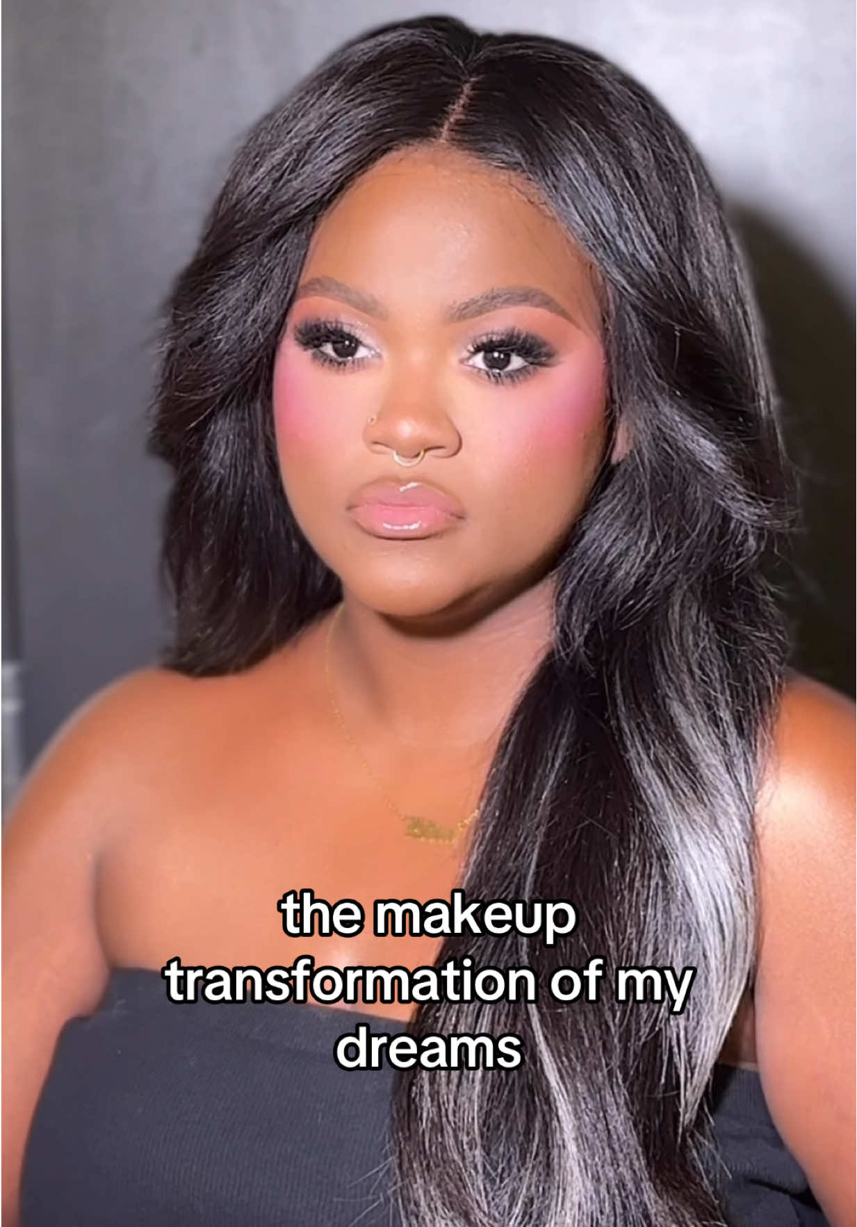 Will be dreaming of this glam for days #makeupclient #makeuptransformation #stlmua #makeupartist #makeuptransition 