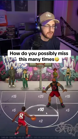 How do you possibly miss this many times🤣#collegestudents #basketball #kickstreaming 