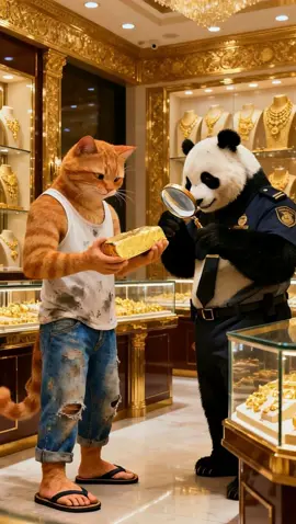 The orange cat is back#ai #aicat #orangecat #funny #foryou 