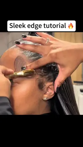 Sleek edge tutorial😍 #edgestutorial #bantuknots #hairtutorial #hairinspo #beautytips #blackgirlluxury #trending #fypage 
