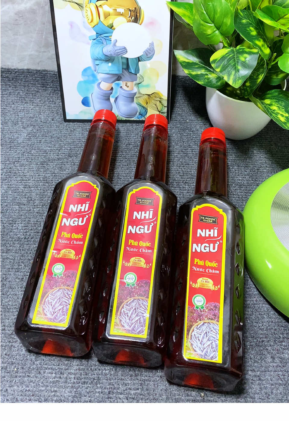 Combo 3 chai nước mắm nhĩ ngư tặng kèm chảo chống dính #emmigiadung #nuocmam #nuocmamtruyenthong #nuocmamcacom #nuocmamnhingu 