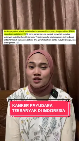 Kanker payudara masih menjadi penyakit paling banyak di Indonesia #kanker #infokesehatan #sehatalami #meditea 