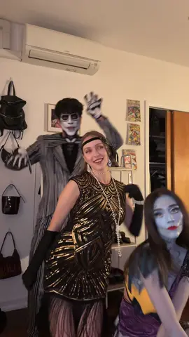 my wives #JackSkellington #PumpkinKing #Halloween2025 #SpookySeason #HalloweenMakeup             