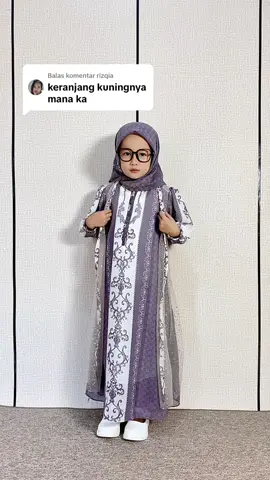 Membalas @rizqia Zea pke warna lavender size 6thn 