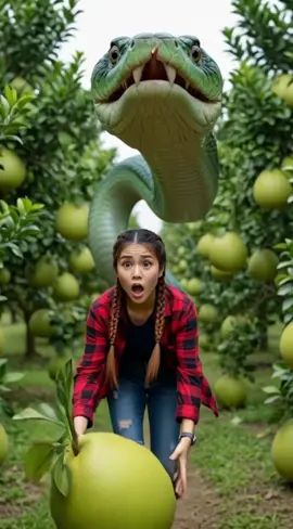 งูเขียวยักษ์ #คลิป #ขำๆ #คลิปai 